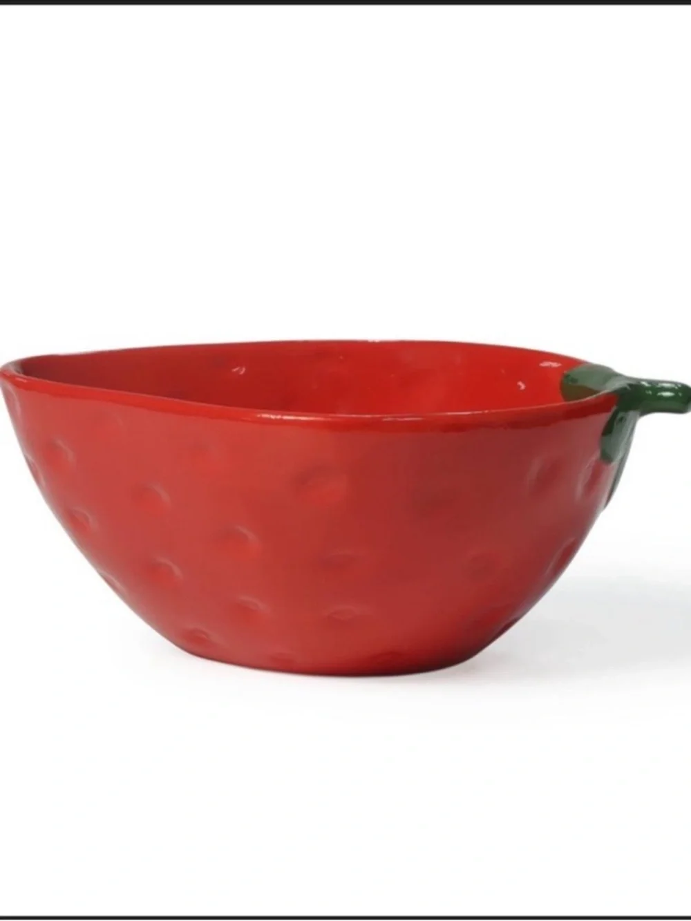 New Strawberry Ceramic Bowl Red/Green Target Bullseye Playground, Spring 2026